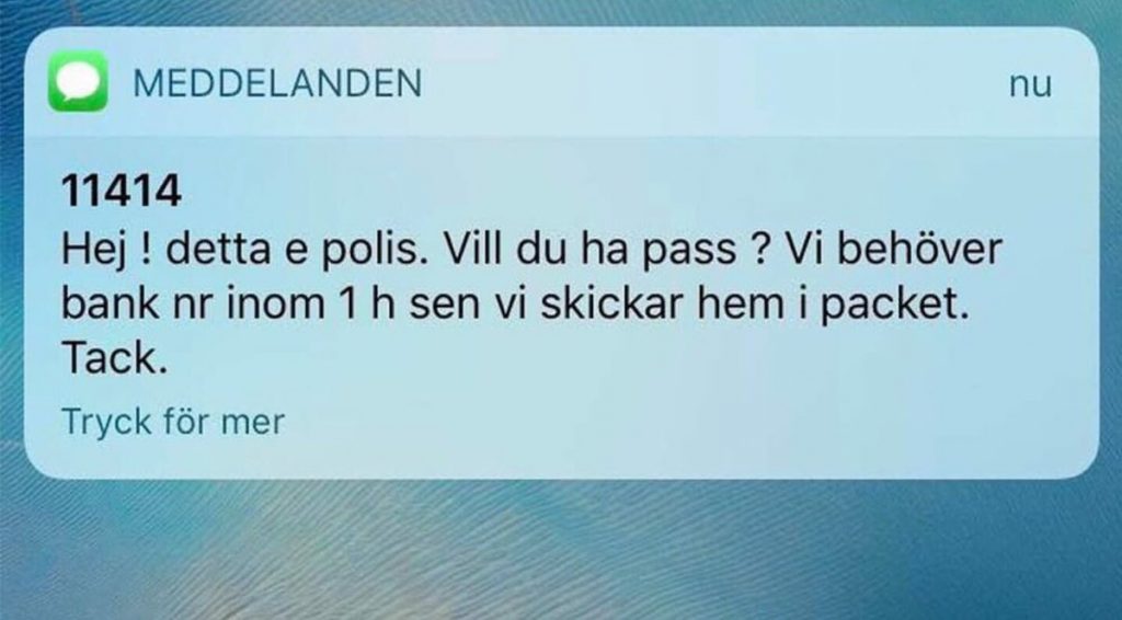 Kan Inte Skicka Sms Till Ett Visst Nummer